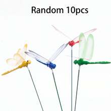 10 Peças Decoração Realista de Libélula, Decoração de Jardim 3D de Libélula, Estacas de Libélula de Jardim, Enfeites de Libélula de Jardim, Decoração de Pátio, Estacas de Libélula com Hastes, Decorações de Jardim de Libélula, Decoração de Quintal, Pregos de Libélula com Hastes, Decoração de Jardim de Design Moderno de Libélula, Adequado para Casa, Decoração de Parede de Flor Seca de Jardim/Loja/Casa, Decoração Móvel 3D de Jardim/Floral/Festa Interna e Externa - Multicolorido - Visão 10