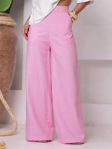 Women's Pantaloons In Sensoriale - Baby Pink - View 1