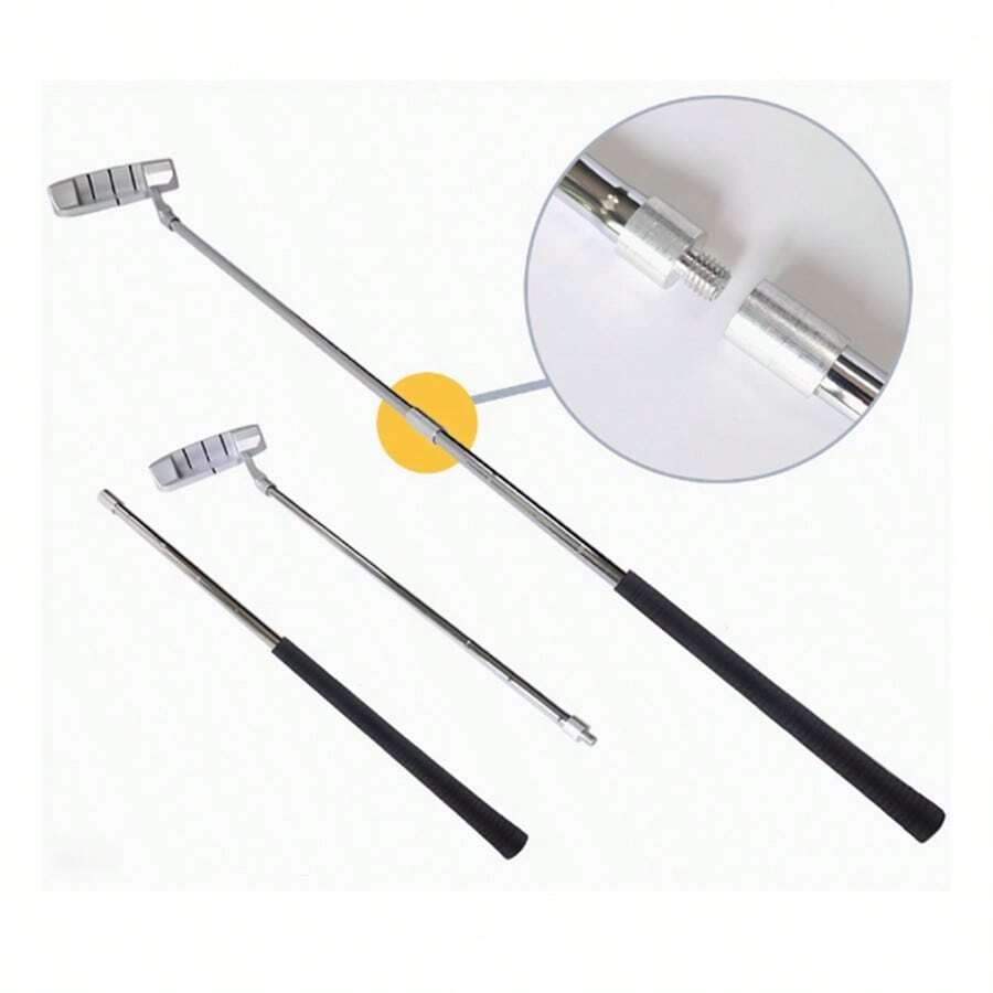 Golf Putter, 2-Section Aluminium Alloy Foldable Putter For Learner Beginner Handed Accessory