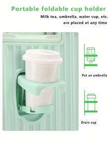 1 20-Inch Large-Capacity Travel Swivel Suitcase, Multi-Functional Password Box, With Water Bottle Holder, Hooks For Hanging Bags, Umbrellas, Shopping Bags And Other Items, Comes With Silent Swivel Wheels, Travel Essentials, Suitable For Multi-Purpose Storage Items Such As Returning To School, Traveling, Studying Abroad, Vacation, And Working Far Away