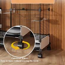 Large Bird Cage For Home Use, Suitable For Parrots, Cockatoos, Mynahs, Finches, Parrots, Luxury Villa Breeding Aviary