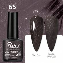 2025FTMY Christmas And Halloween Themed Gel Nail Polish Set, 6 Colors, Multiple Package Options, Dazzling And Colorful Aurora-Like Hues, Brown And Black Mermaid Nail Painting Gel Nail Polish, Bubble-Off UV-Resistant Gel LED Gel Nail Polish With Vortex Shell Texture Effect DIY Nail Gift. Buy 1 And Get 5 For Free. - Black and White - View 7