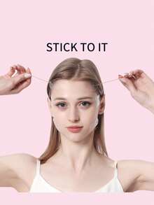 40/30/20/10/5/ 拉皮胶带，绷带套装，隐形拉皮胶带，可调节松紧带，可瞬间收紧颈部、下巴和双下巴肌肤，可重复使用，小V脸贴纸，隐形透明拉链胶带，立即获得V脸拉皮效果，几分钟内减少皱纹！适合家庭使用，旅行使用，家庭使用， - 彩色 - 查看 8