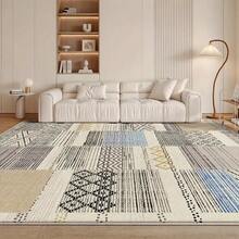 An Area Rug, Newly Upgraded To A High-Density Specification Of 950g/M², Features A Plush Velvet Texture Design That Significantly Enhances Underfoot Comfort. It Boasts Colorfast And Anti-Abrasion Properties, With Reinforced Anti-Slip Particles On The Underside To Improve Grip And Prevent Displacement. Christmas Decor Kitchen Rug - Multicolor - View 2