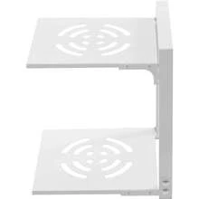 HYYKJ-US Pot Rack Organizer, Adjustable Pot Pan Stand Organizer Rack, Detachable Kitchen Pan Holder Organiser Stand For Kitchen Counter Cabinet (White, 2 Tiers) - White - View 5