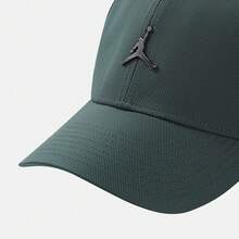 Jordan U J RISE CAP S CB MTL JM 男女通用棒球帽，弧形帽檐 - 綠色 - 查看 4
