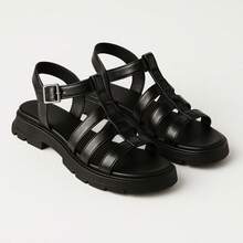 Kit 2 Pares Sandália Feminina Tratorada Confortável Estilosa e para o Verão - Live