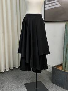 Women Skirts - 黑色 - 查看 8