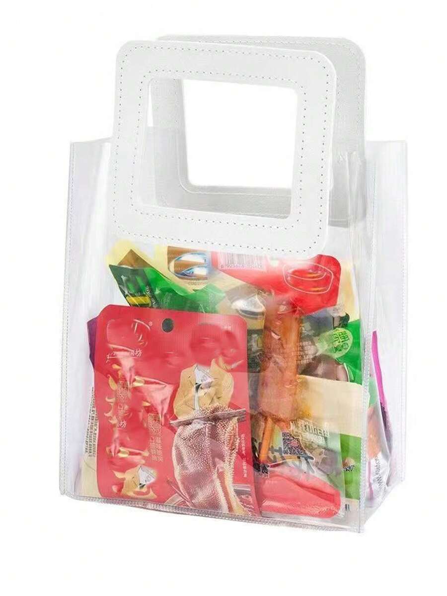 10/5/1件-透明加厚PVC礼品袋、结婚糖果盒手提袋、礼品纪念品袋、午餐袋、圣诞礼品袋。 - 彩色 - 查看 1