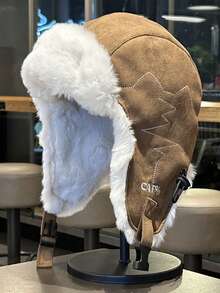 冬季护耳帽，保暖内衬，男女通用，适合骑行、户外、登山、滑雪、飞行员等场合，也适合度假、生日、日常佩戴，高品质配饰 - 彩色 - 查看 7