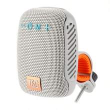 T&G Altavoz portátil con clip T&G TG392, resistente al agua IPX4, graves potentes, adecuado para ciclismo, con salida de audio para tarjeta/USB y excelente calidad de graves para tu disfrute