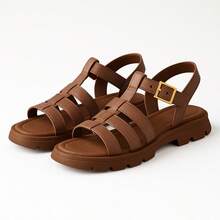 Kit 2 Pares Sandália Feminina Tratorada Confortável Estilosa e para o Verão - Live