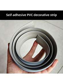 1 Stück strapazierfähiger selbstklebender PVC Bodenübergangsstreifen, Holzmaserung Design, Teppich- und Hartboden-Kantenprofil, flexible Kanten für Teppiche, Laminatböden und Vinylsockelleisten, 100 cm