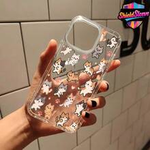 Cute Pixel Art Cat Transparent Phone Case For IPhone 16 Pro Max, Compatible With 16, 15 Pro, 14 Plus, 13, 12 Pro, 11 Pro Max, X, And XS Max, Perfect For Young People And Cat Lovers. - 透明的 - 查看 5