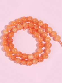 1 hebra de cuentas de piedras naturales Auratus, jade birmano, cristal de sandía, cuentas sueltas de piedras preciosas de curación de energía para hacer joyas, pulseras y collares DIY