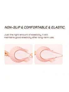 1个婴儿硅胶浴帽，柔软可调节防晒帽，保护头部、眼睛和耳朵，粉色 - 彩色 - 查看 7