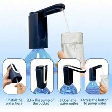 5加仑水瓶泵可折叠喷嘴，自动饮水机Type-C充电便携式电动饮水壶 - 彩色 - 查看 2