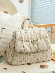 婴儿尿布包手提包，大容量旅行尿布包，医院分娩包，婴儿尿布手提包，孕妇旅行手提包 - 彩色 - 查看 19