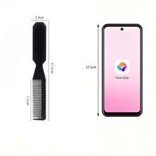 1件/3件装儿童双面造型梳二合一美发梳，适用于婴儿和儿童头发造型，家用 - 彩色 - 查看 2