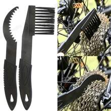 1set /2pcs ABS Bicycle Chain Cleaning Brush Set - Mountain Bike Crank Gear Maintenance Tool, Suitable For Bicycles, Electric Bikes, Motorcycles, Chain Washers, Bicycle Accessories, Cycling