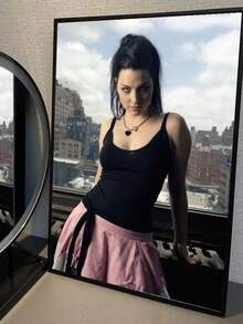 1pc Unframed, Evanescence Band Poster Self-Adhesive Art Waterproof Paper Sticker Coffee House Bar Room Wall Decor - Black and White - View 18