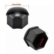 2Set (21pcs/Set) 17mm Black Gloss Alloy Wheel Nut Bolt Covers Caps Universal Set For Any Car - Black - View 8