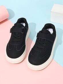 Kids Spring/Autumn Fashion Versatile Skate Shoes Sports Sneakers - Black and White - View 4