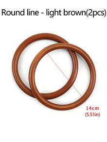 Tay cầm bằng gỗ 1/2 inch, Tay cầm tròn bằng gỗ, Tay cầm tròn bằng gỗ thủ công, Dây đeo túi bằng gỗ, Phụ kiện tay cầm túi xách, Ví gỗ kiểu cổ điển, Giỏ dã ngoại có tay cầm bằng gỗ, Túi xách nữ thời trang có tay cầm bằng gỗ, Tay cầm túi xách thay thế thủ công, Thích hợp cho phụ kiện thủ công DIY - Nhiều màu - Xem 17