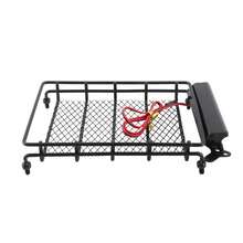 Portaequipajes metálico para techo de coche RC con LED, apto para el modelo de coche RC MN D90 99S. - Negro - Ver 5