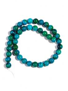 1 hebra de cuentas de piedras naturales Auratus, jade birmano, cristal de sandía, cuentas sueltas de piedras preciosas de curación de energía para hacer joyas, pulseras y collares DIY