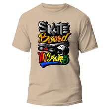 CAMISETA STREETWEAR SKEITISTA RADICAL CAMISA MASCULINA 100%ALGODAO UNISSEX - Preto - Visão 5