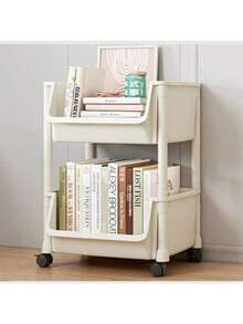 便携式多层可拆卸置物架，适合在卧室、厨房、浴室、客厅等场所存放玩具、零食、书籍、家居用品等。不适合放置重物。