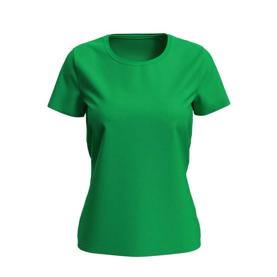 Womens/Ladies Lux TShirt (Kelly Green) - Green - View 1