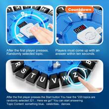 Alphabet Learning Game For Kids Ages 3+ - Interactive Letter Board Toy With ABC Blocks, Red & Blue Educational Family Fun, Strategy Game For Language Skills & Cognitive Development, Family Board Game | Playful Design | Engaging Game Play, Alphabet Toy|Christmas Birthday ThanksGiving Back To School Easter Holiday Children's Day Easter NewYear Gift For Boys Girls - Multicolor - View 11