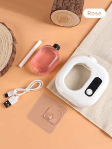 AOYI Small Aroma Essential Oil Diffuser Bathroom Bedroom Wall-Mounted Automatic Sprayer Air Freshener Home Office Hotel Portable Aromatherapy Machine Deodorant Perfume Device Living Room College Dorm Gifts Birthday Christmas Halloween New Year Easter Graduation Travel Vacation