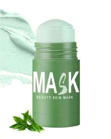 3pcs Green Tea Mask Stick, Lackhead Remover With Green Tea Extract, Blackheads & Face Moisturizing, Deep Cleanse Green Tea Mask Stick Pore Cleaner,Skin Brightening For All Skin Types - 綠色 - 查看 4