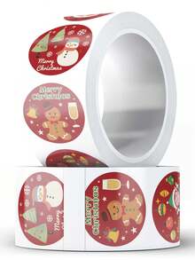 500/2500 Stücke Fröhliche Weihnachts Aufkleber für Kinder Laptops Sammelalbum Schreibwaren Geschenkbox Umschlag Siegelaufkleber Weihnachtsdekoration Geschenke Spielzeug