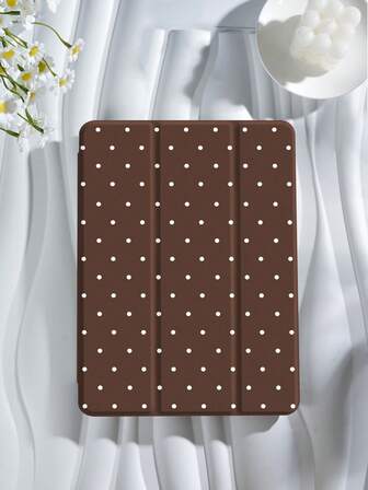 Funda para tableta con estampado de lunares y patrón simple, compatible con iPad 9.7/10.2/10.5/10.9/12.9/Pro 11, 10.a generación, compatible con Samsung Galaxy Tab S6 Lite 10.4 pulgadas, compatible con Kindle Paperwhite 12.a generación 2024, Kindle (11.a generación) lanzado en 2022, protección contra caídas suaves, soporte inteligente/activación/suspensión automática