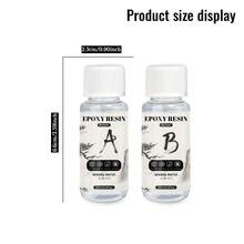 20ml/50ml/100ml/250ml/500ml/1000ml Resina epoxi transparente AB, apta para manualidades DIY, joyería, sellado, vaciado de barras, arte, joyería, relación 1:1, curado rápido sin burbujas, alta dureza, curado de 12-24 horas, incluye guantes y herramientas, excelente para regalos de graduación