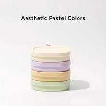 1pc 400ml Collapsible Pet Bowl With Lid, Leak-Proof Travel Dog Bowl For Outdoor Camping & Hiking, Holds Food & Water (100g Lightweight), Easy To Clean & Heat Resistant - Multicolor - View 13