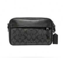 Coach F50715 Crossbody Camera Bag, Black/Grey - Dark Grey - View 7