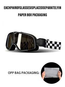 One Pair Of The New Style Large-Frame Multi-Functional Windproof Goggles Is Specially Designed For Outdoor Activities Such As Skiing, Cycling And Mountain Climbing, Suitable For Male Users. This Product Combines The Functional Characteristics Of Ski Goggles And Cycling Glasses, And Can Meet The Usage Demands In Various Scenarios. For Summer Beach Vacation,Outdoor,Travel Autumn Accessories - Dark Grey - View 15