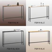 SoBuy FSB19-XL-N Vintage Console Table Metal Hallway Table Decorative Table Sideboard Side Table W X H X D Approx: 120 X 80 X 20 Cm - Khaki - View 4