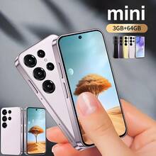 W&O Powerful New Android Mini Smartphone 2025, 3GB + 64GB, 2800mAh Power, 3.0-Inch HD Display, 20MP + 50MP Camera, Dual SIM, GPS, Oster Essential, Mini Smartphone For, Travel Phone, Lightweight Phone, Compact Design, High-Performance Phone, Dual SIM Phone, Mini Phone Smartphone, Smart Mini Phone, Small Smartphone, Smartphone Mini, Small Smartphone, Smartphone Handset, Small Phones, Tiny Phone, Basic Phone, New Smartphone, Foldable Mini Phone, A Small Phone, Smartphone, Phone Type, Travel - 金色 - 查看 1