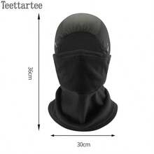 Teettartee Chapeau thermique doublé pour la pêche, le camping, le ski en extérieur, cagoule de ski, casquette de cyclisme, casquette d'escalade, casquette de randonnée, cagoule de randonnée - Multicolore - Voir 2