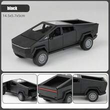 1:36 Cybertruck 皮卡车模型玩具，收藏级仿真锌合金回力模型车，压铸皮卡车装饰礼品 - 彩色 - 查看 9