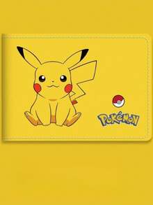 حافظة جلد بيكاتشو مقاومة للماء وللبلى، حافظة جلدية كرتونية لحماية البطاقات، حافظة جميلة متعددة الاستخدامات تستوعب العديد من البطاقات للحمل بسهولة