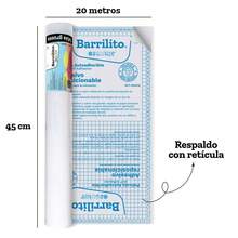 La película plástica duradera se puede localizar y pegar repetidamente, 1 rollo de 20 metros - 45 cm x 20 m - Ver 3