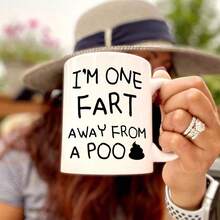 1 个 11 盎司马克杯，印有黑色英文字母，可用于多种场景，是个人使用或作为礼物、圣诞节或生日礼物的不错选择。 - 彩色 - 查看 3