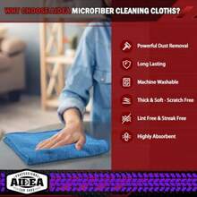 SHYMicrofir Cleaning Clot 50PK Microfir Tow  Cars P Was Clots Dusting Clot Cleaning S Ornt Tow  SUVs Ouse Ken Ow Cleaning Supplies12*12" - 黃色藍色綠色 - 查看 3